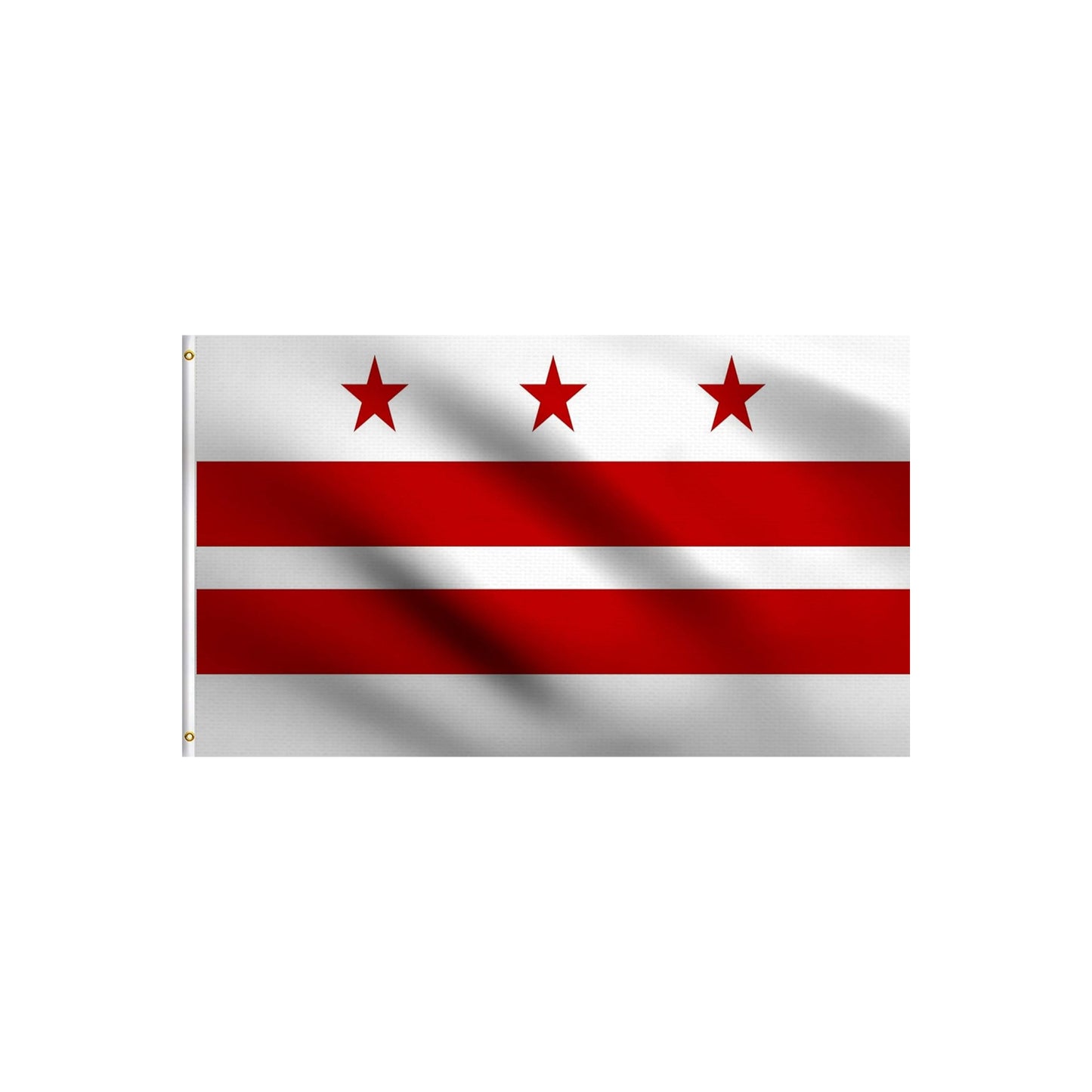 Washington DC Flag With Reinforced Stitching