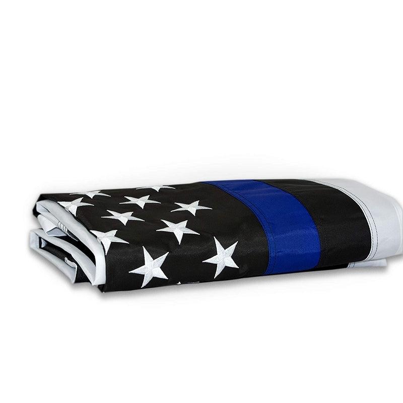 Thin Blue Line Flag 5x8 Ft Heavy Duty Nylon