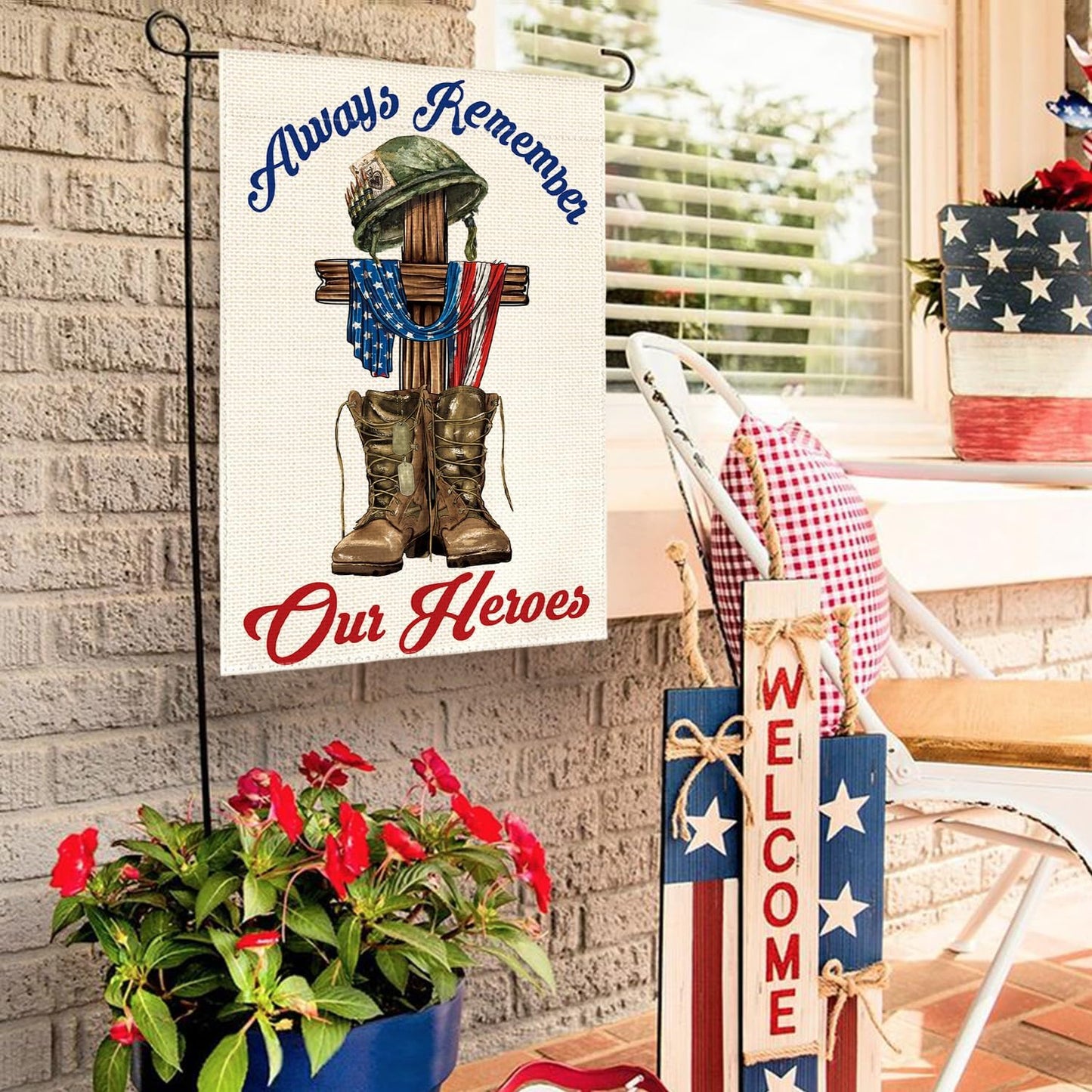 Veteran Yard Outdoor Decoration For Memorial Day