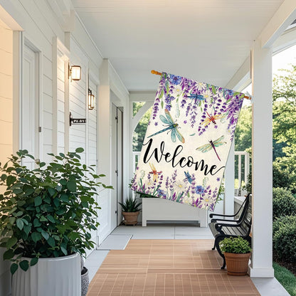 Welcome Garden Flag For Outdoor Decoration