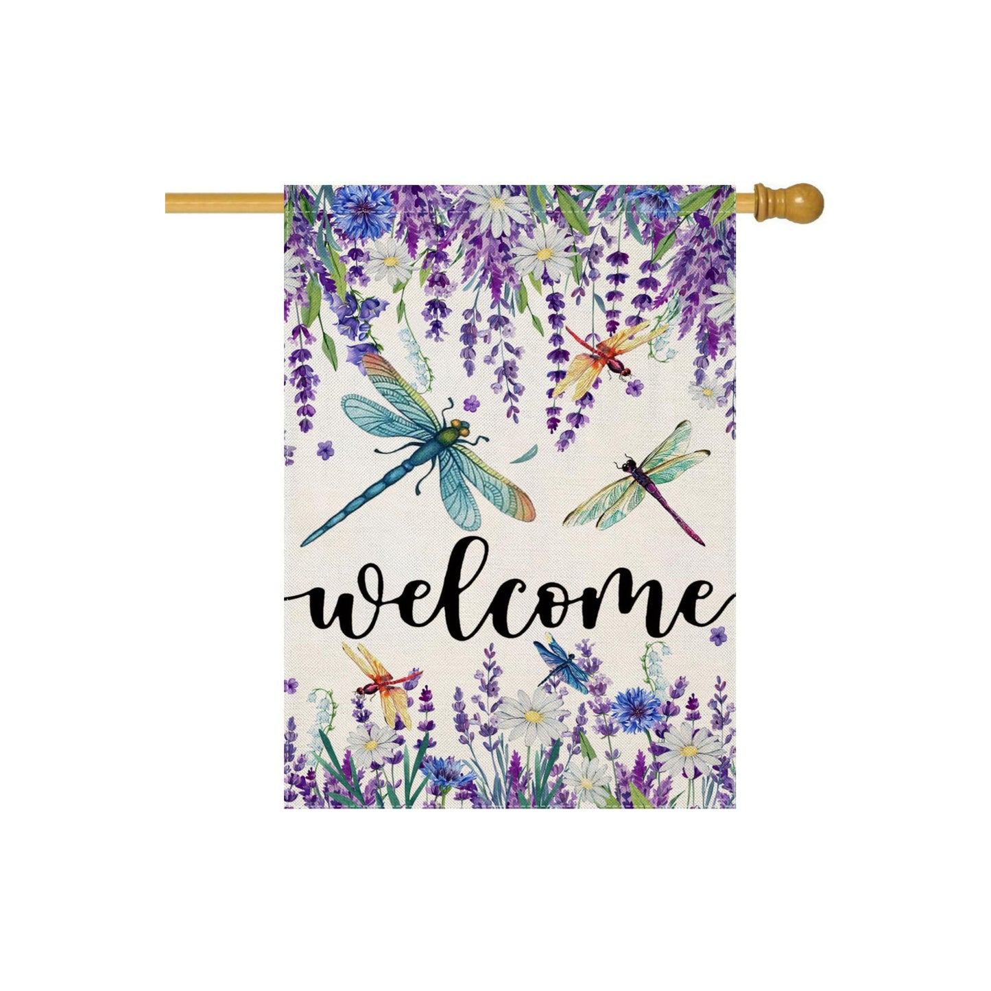 Welcome Garden Flag For Outdoor Decoration