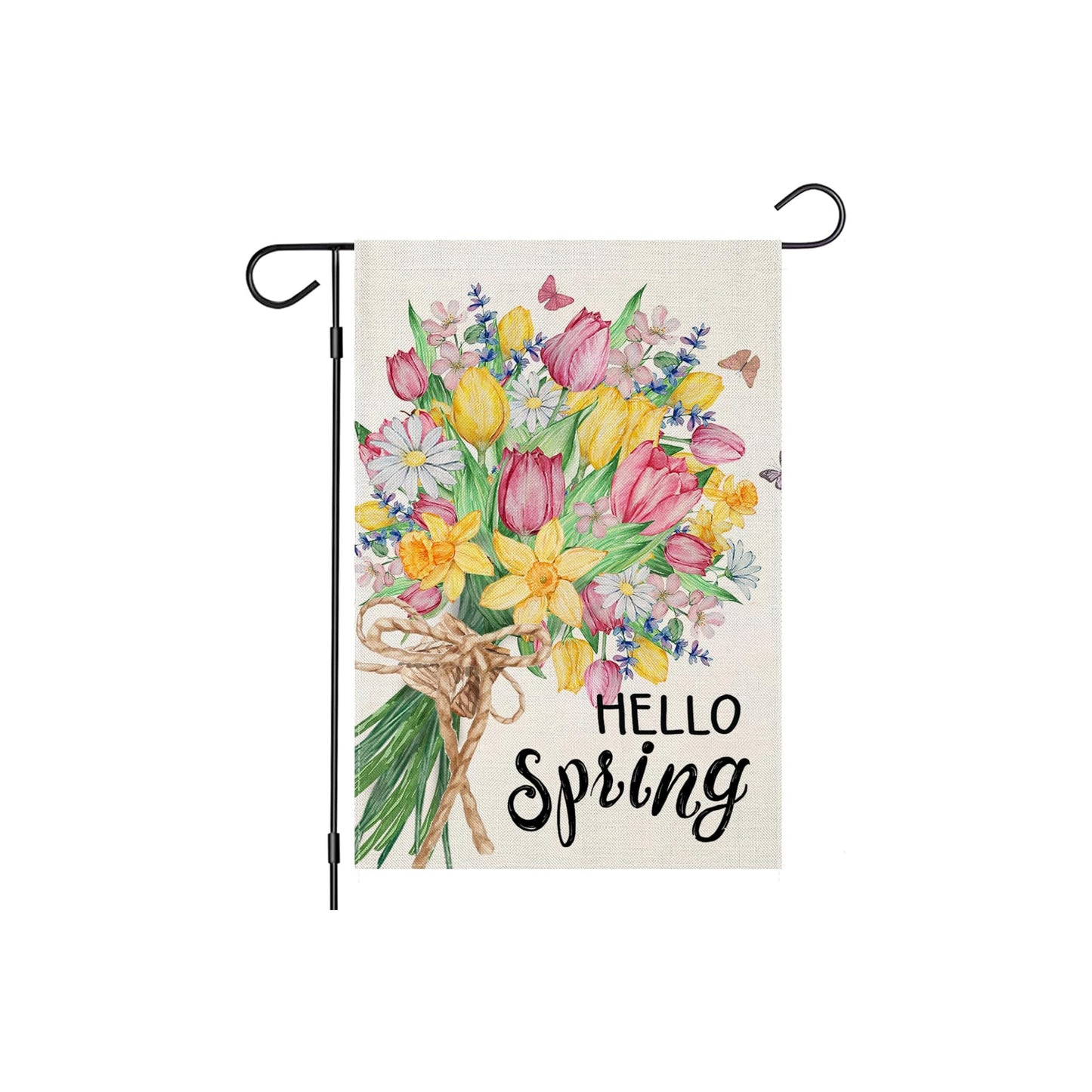 Tulip Flowers Designed Garden Flag