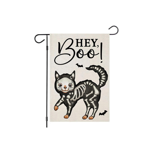 Halloween Cat Printed Garden Flag For Decoration