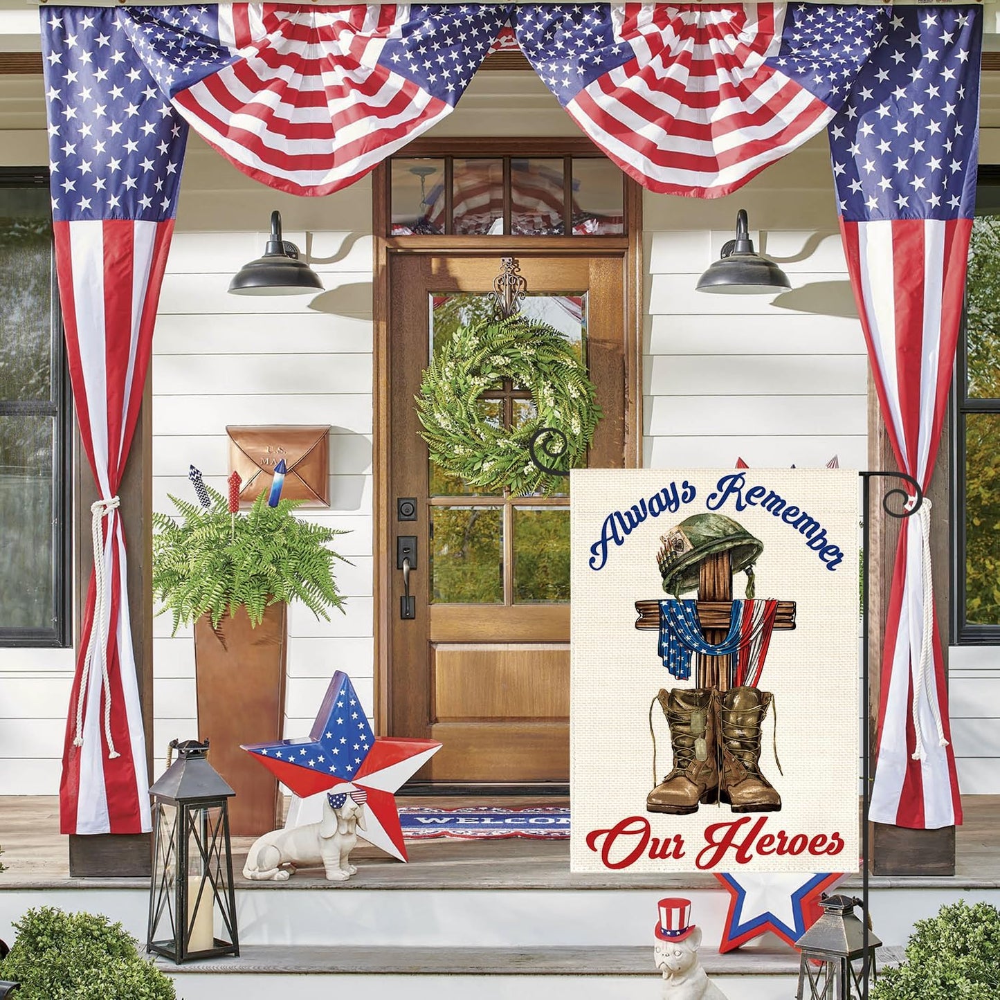 Veteran Yard Outdoor Decoration For Memorial Day