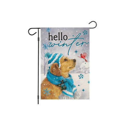 Christmas Themed Flag For Holiday Decoration