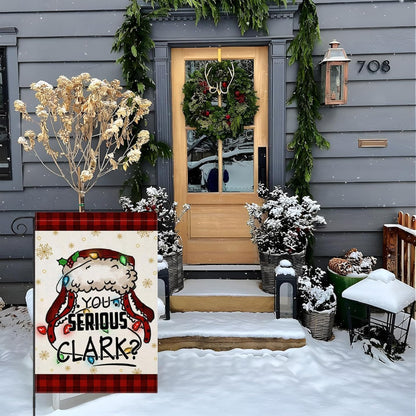 Double Sided Christmas Garden Flag For Outdoor Decoration