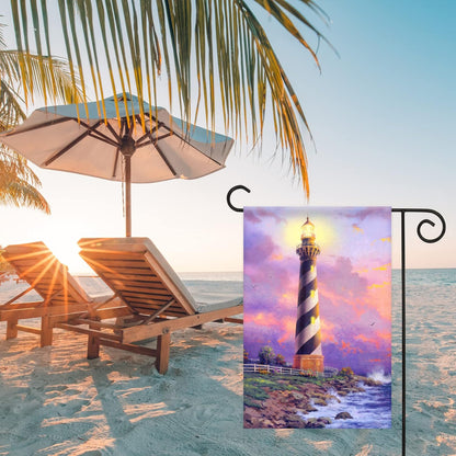 Decorative Lighthouse Printed Flag For Home And Garden