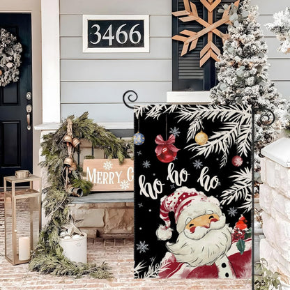 Christmas Themed Garden Flags For Yard Decoration