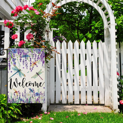 Welcome Garden Flag For Outdoor Decoration