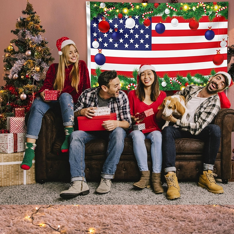 Christmas Flag 3x5 Ft Indoor Outdoor Use