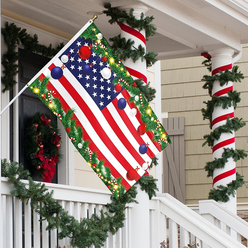 Christmas Flag 3x5 Ft Indoor Outdoor Use