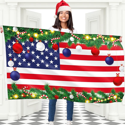 Christmas Flag 3x5 Ft Indoor Outdoor Use