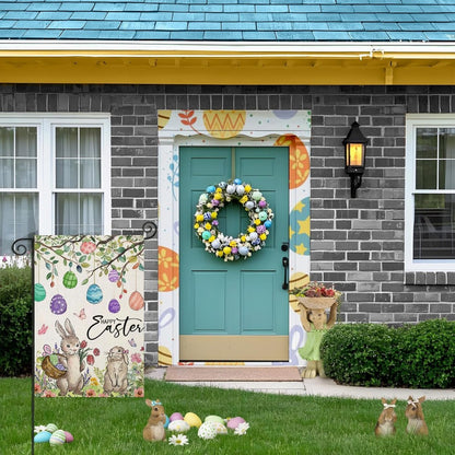 Happy Easter Bunny Garden Flag