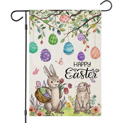 Happy Easter Bunny Garden Flag