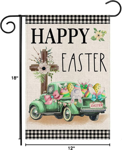 Narcissus Flowers Printed Easter Garden Flag