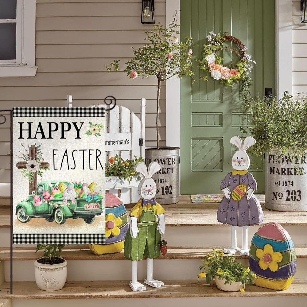 Narcissus Flowers Printed Easter Garden Flag