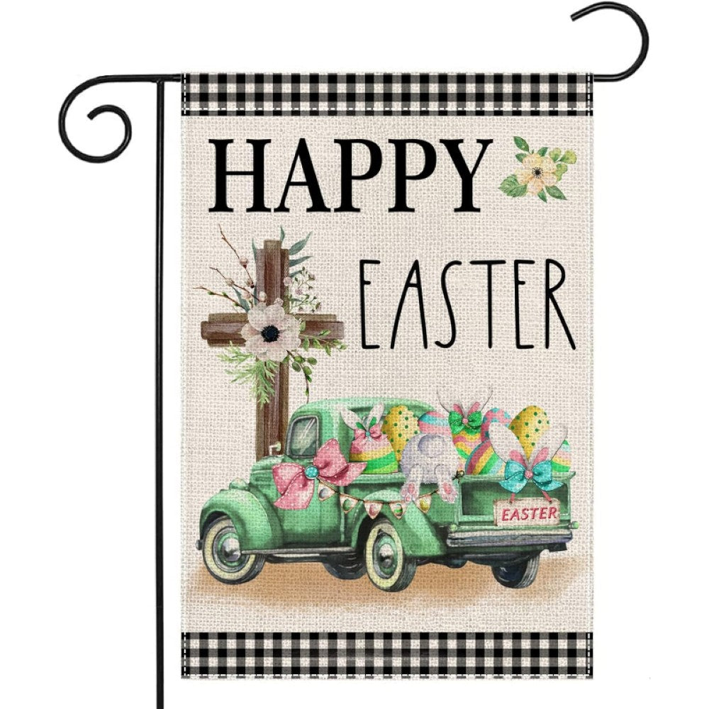 Narcissus Flowers Printed Easter Garden Flag