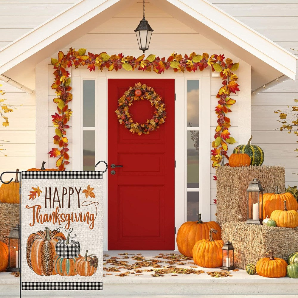Celebrate the Season Fall Inspired Happy Flag