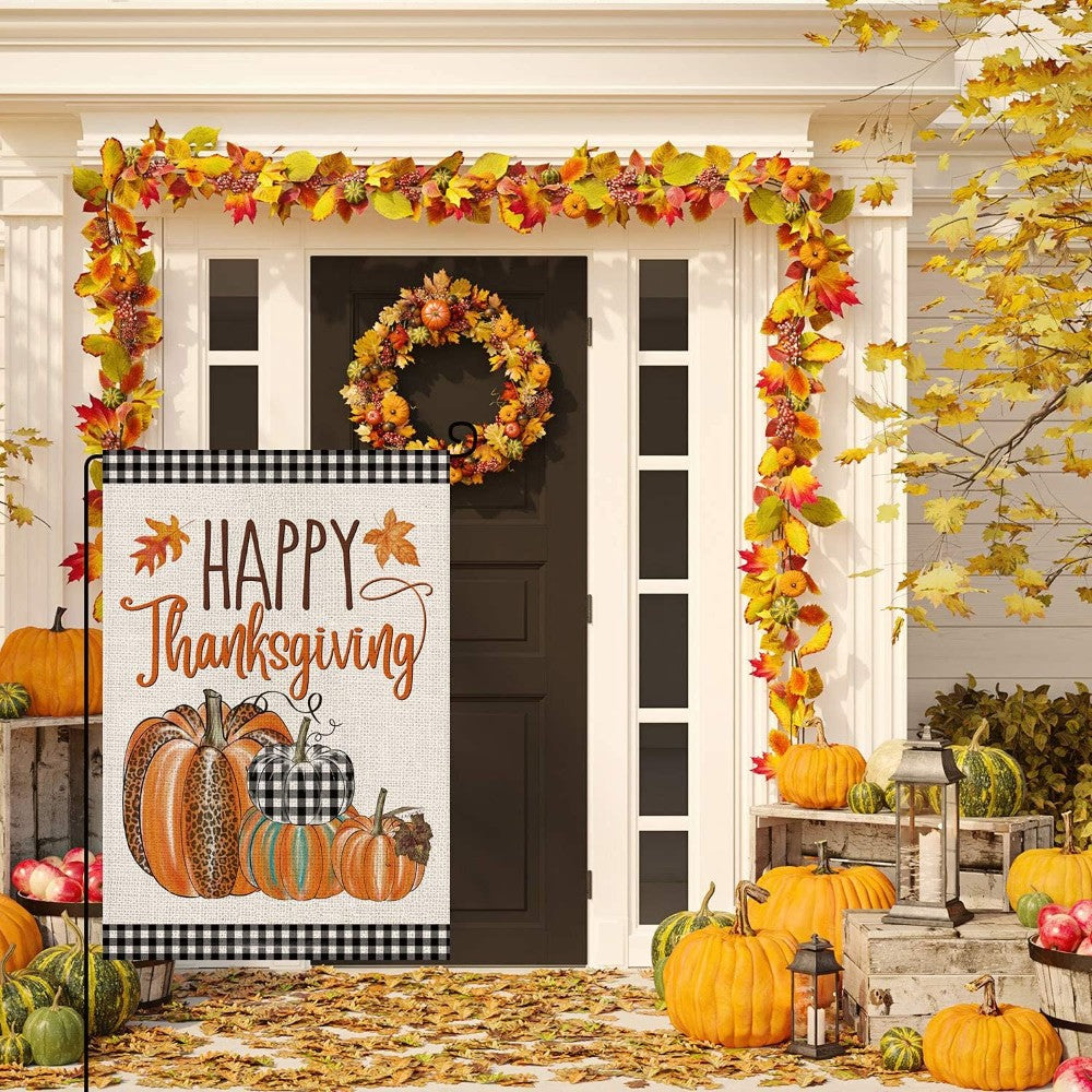 Celebrate the Season Fall Inspired Happy Flag
