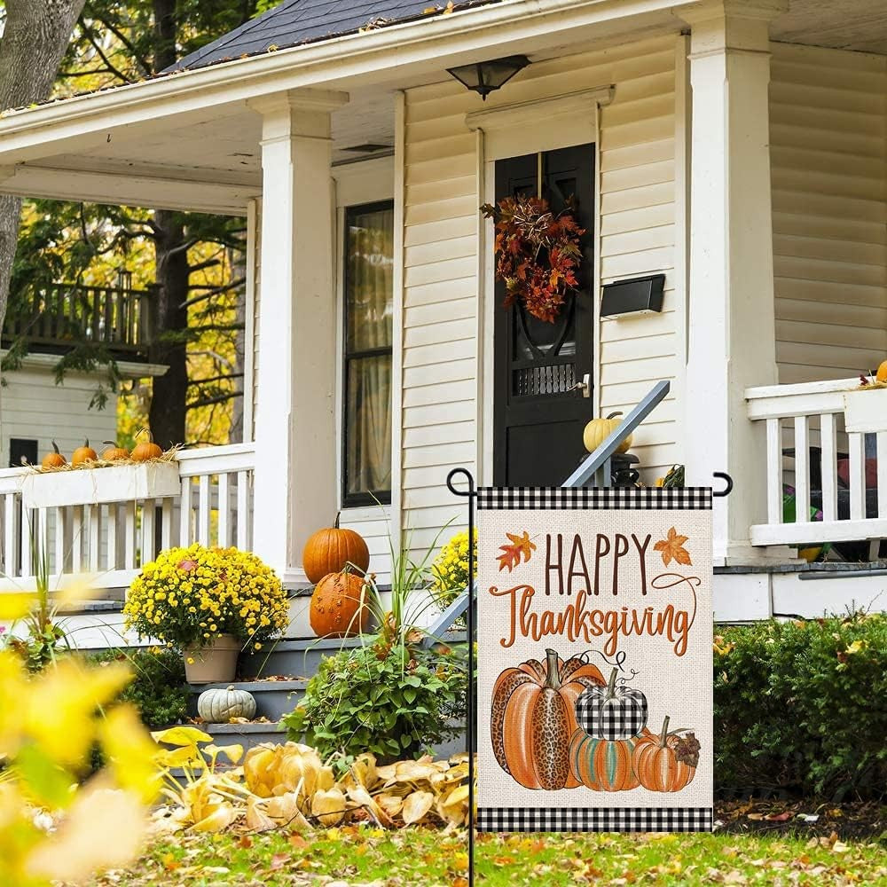 Celebrate the Season Fall Inspired Happy Flag