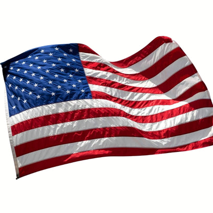 Heavy Duty Nylon American Flag With Embroidered Stars