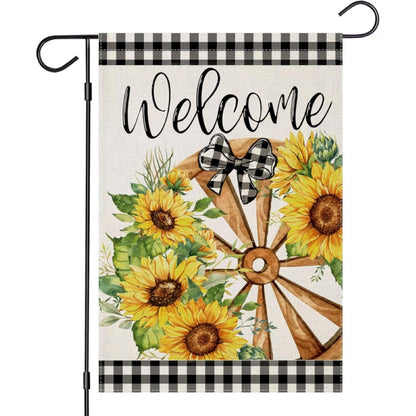 Sunflowers Printed Outdoor Garden Flag