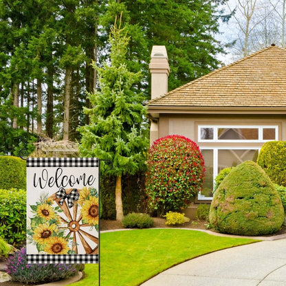 Sunflowers Printed Outdoor Garden Flag