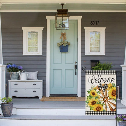Sunflowers Printed Outdoor Garden Flag