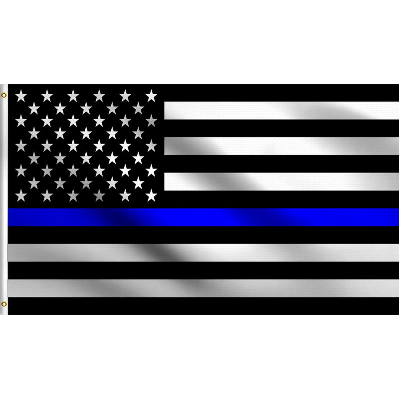 Thin Blue Line Design Flag