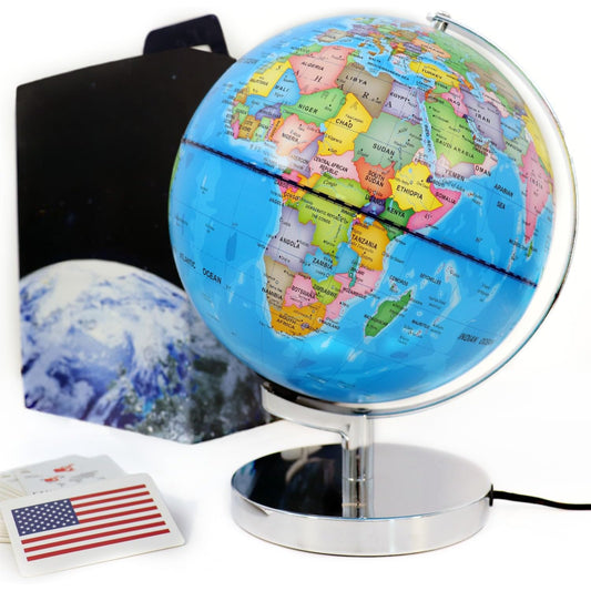 Illuminated Educational Globe - With LED Night Light