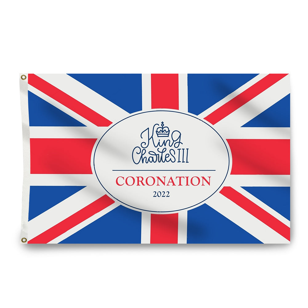 King Charles III Coronation Flag 2022