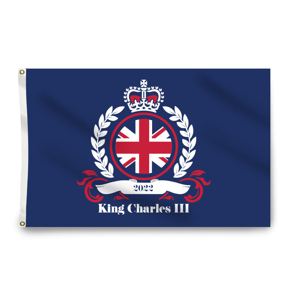 UK King Charles flag - Premium Polyester Flag for Royal Supporters