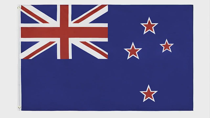 New Zealand Flag, World Flags, Globe of Flags, sustainable, Fade Proof, 100% Polyester, 90X150 cm