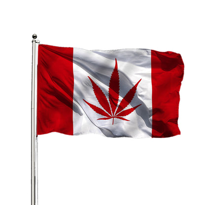 Canadian Weed Flag Country Flag Polyester