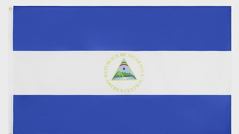 Nicaragua Flag, World Country Flags, National Flag, Strong, Fade Proof,  Polyester, 90X150 cm