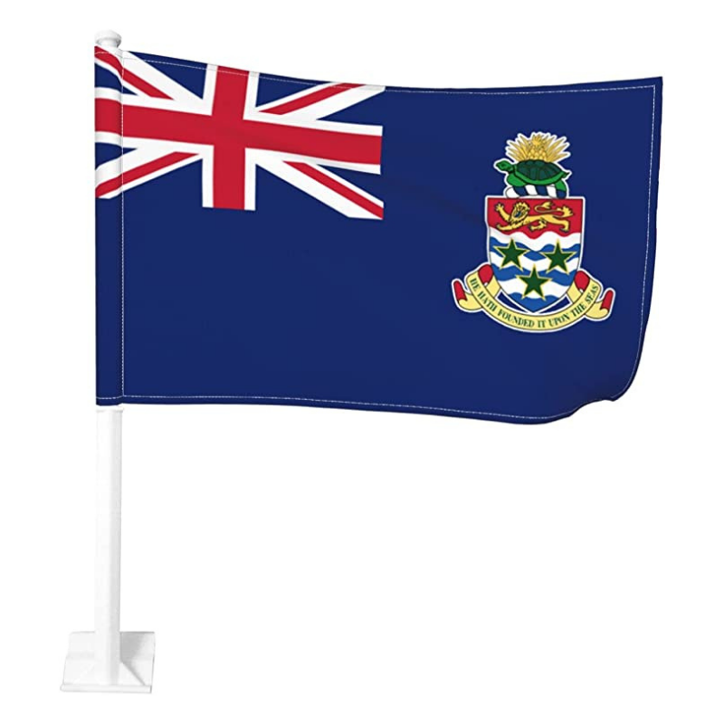 Cayman Islands Car Window Mounted Flag