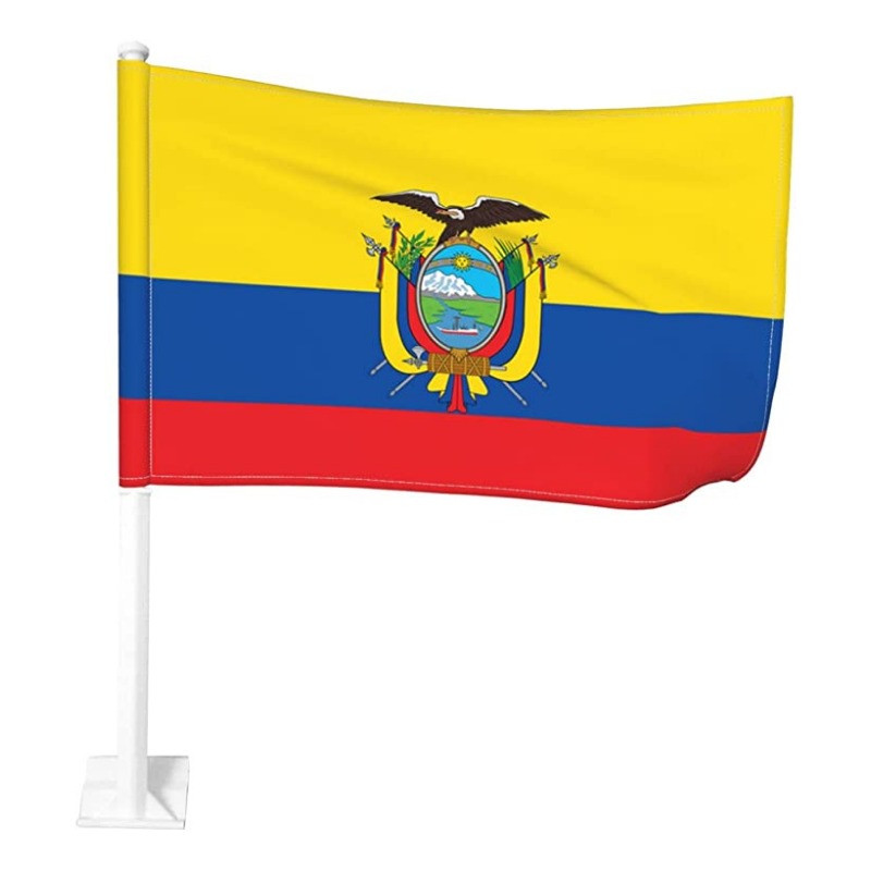 Ecuador Car Window Mounted Flag – Globe Flags