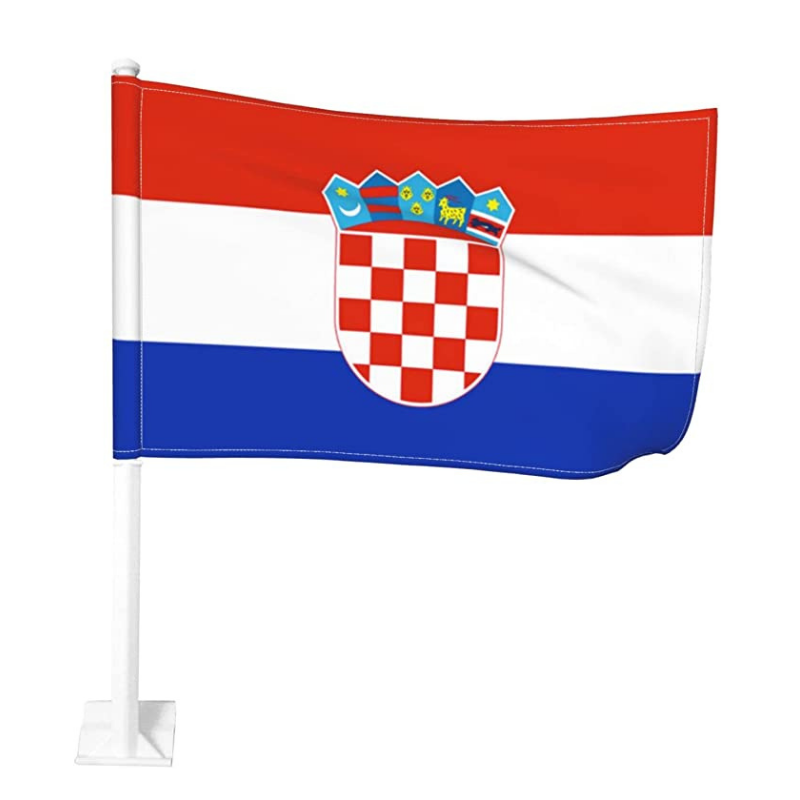 Croatia Car Window Mounted Flag