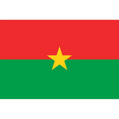 Burkina Faso Flag, National Flag of Countries, Polyester, Beninese National Flags, 90X150cm