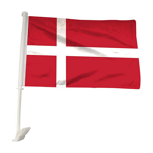 Denmark Car Window Mounted Flag