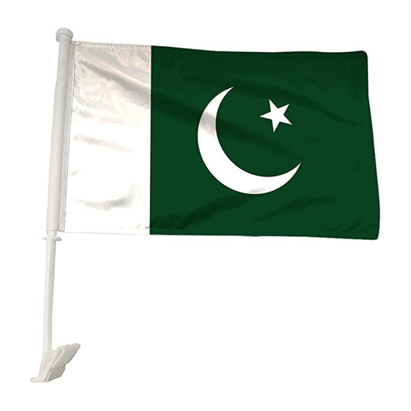 Pakistan Car Window Mounted Flag