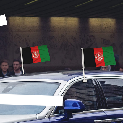 Afghanistan Car Window Mounted Flag