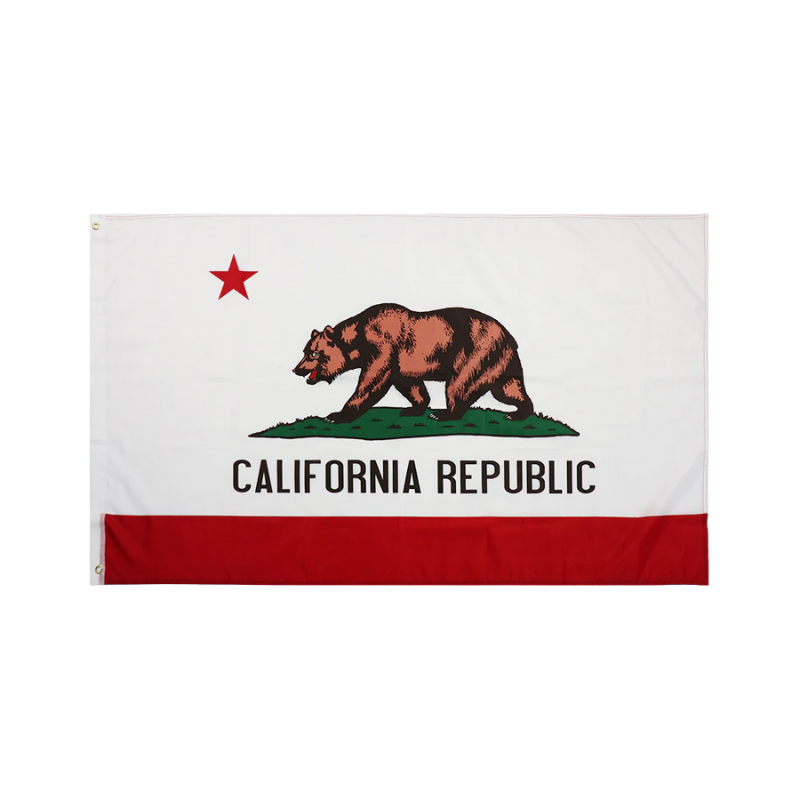 California State Flag, Vivid UV Resistant, Global Country Flag, Polyester 90X150cm