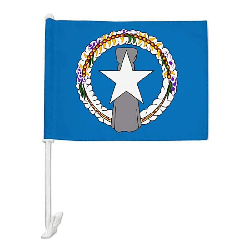 Northern Mariana Islands Car Window Mounted Flag – Globe Flags