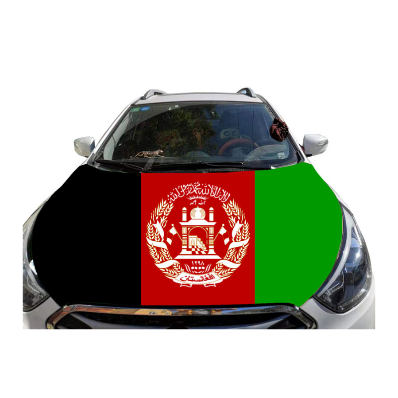 Afghanistan Flag Car Hood Cover