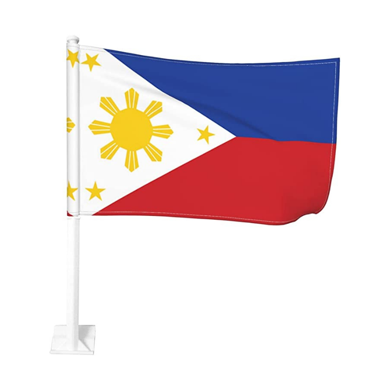 Philippines Car Window Mounted Flag