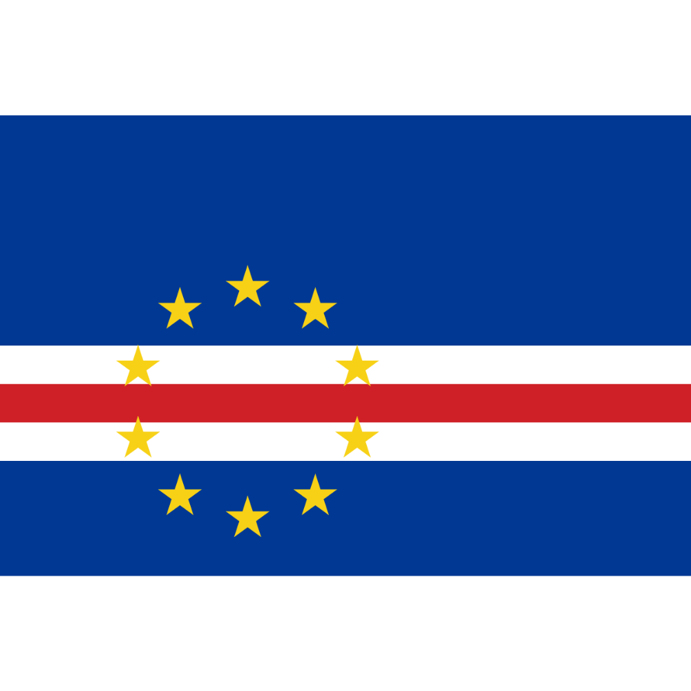 Cape Verde Flag, National Flag, Double Stitched Durable, Tear and Fade Proof, Polyester 90X150 cm