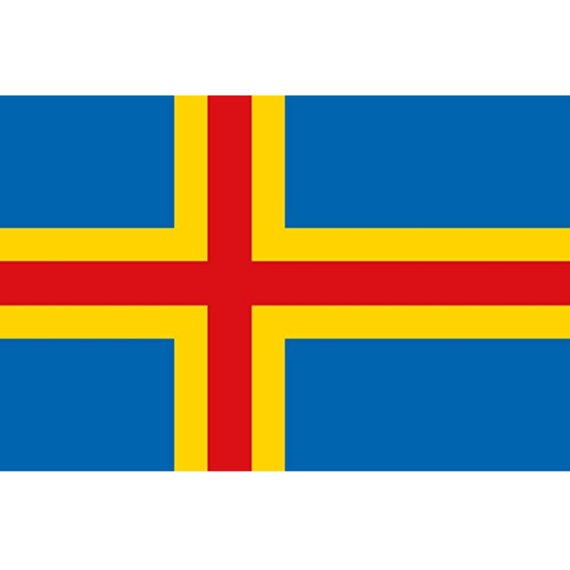 Åland Islands Flag, National Flag, Vivid Colors