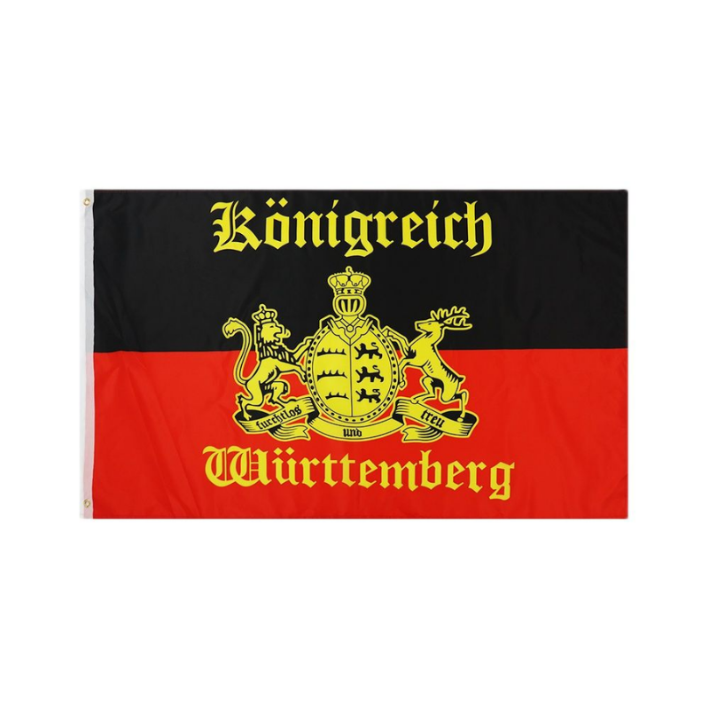 Germany Kingdom of Wurttemberg Boat Flag