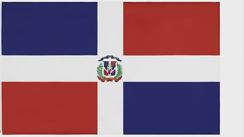 Dominican Republic Flag, All Country Flags, Indoor/ Outdoor Vivid Fade Proof Polyester 90X150cm